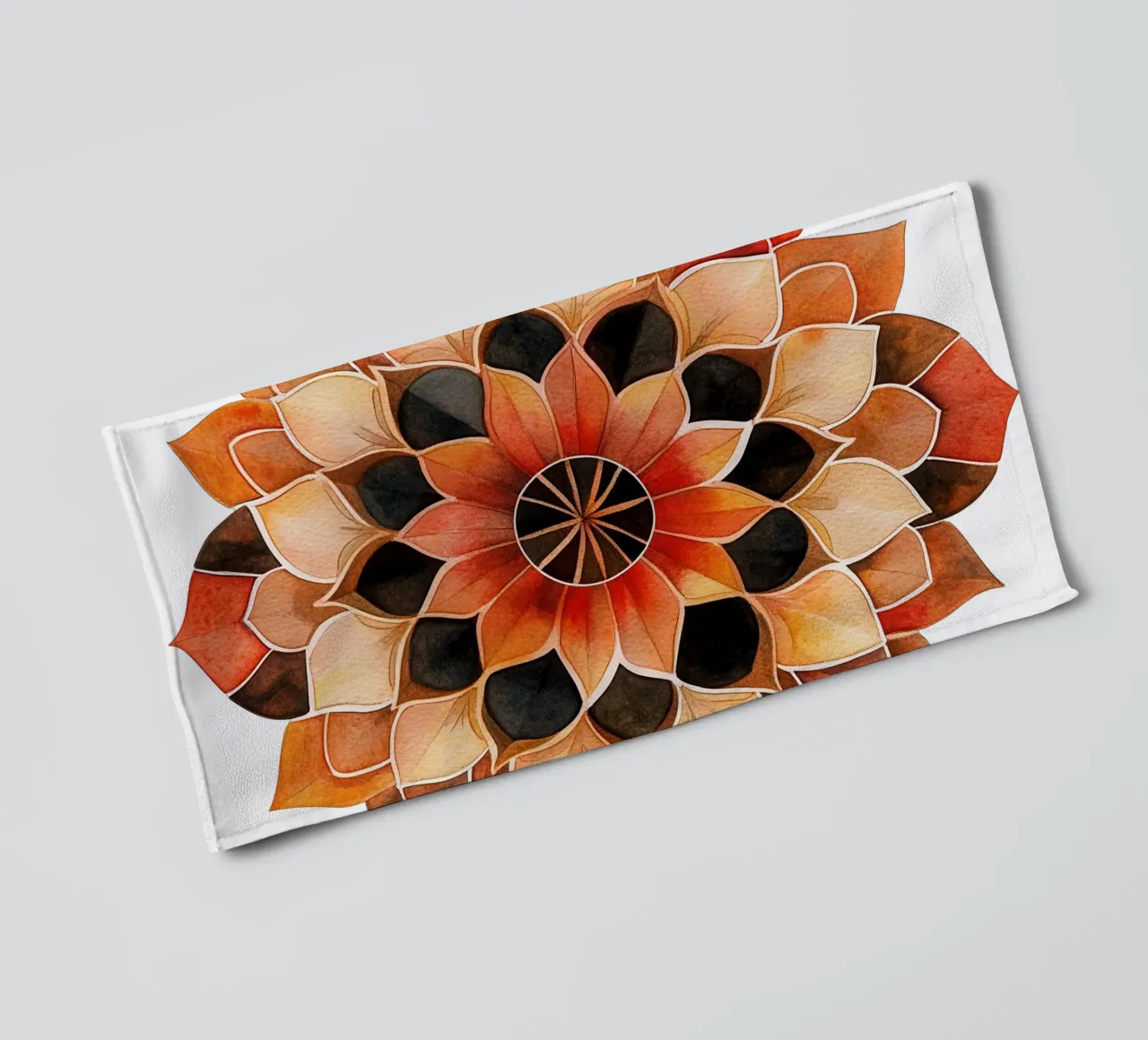 Mandala autunnale asciugamano da bagno da Spiritual Touch