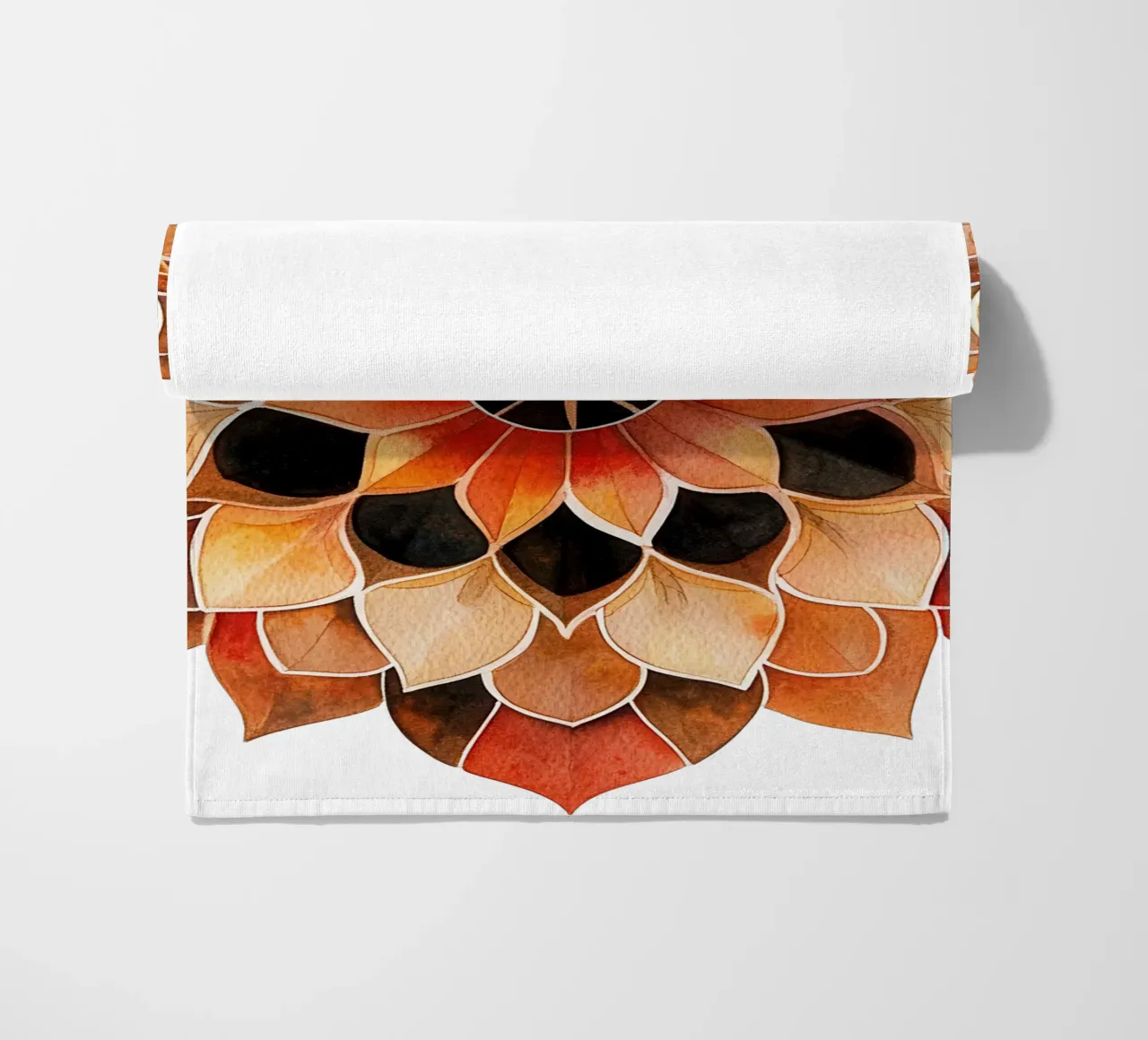 Mandala autunnale telo mare da Spiritual Touch