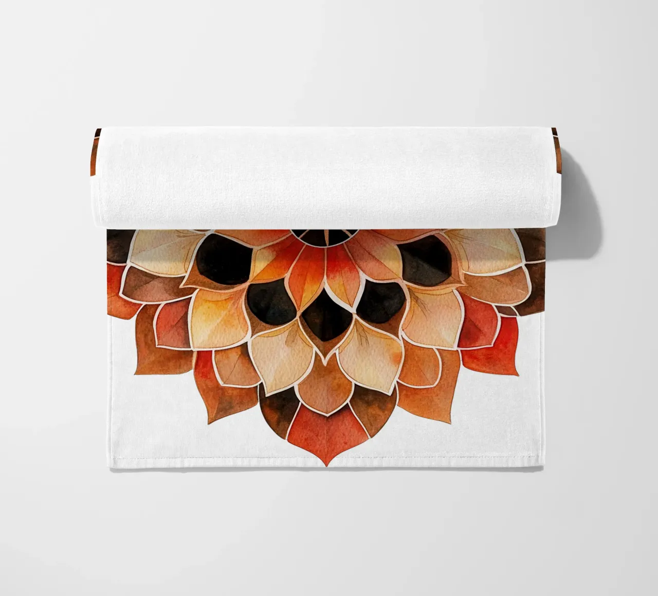 Mandala autunnale telo mare da Spiritual Touch