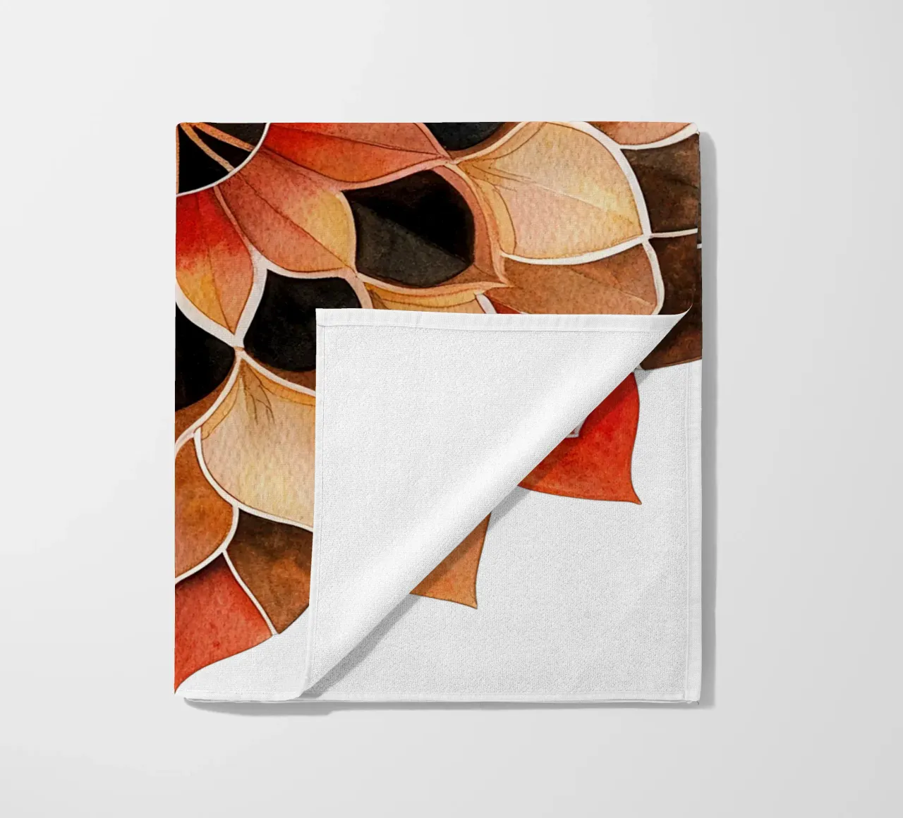 Mandala autunnale telo mare da Spiritual Touch