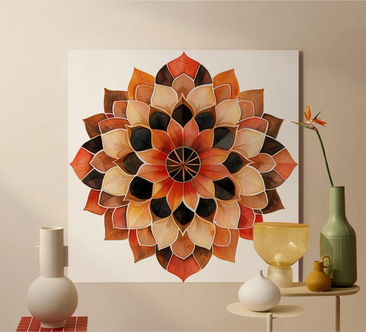 Mandala autunnale plexiglass da Spiritual Touch