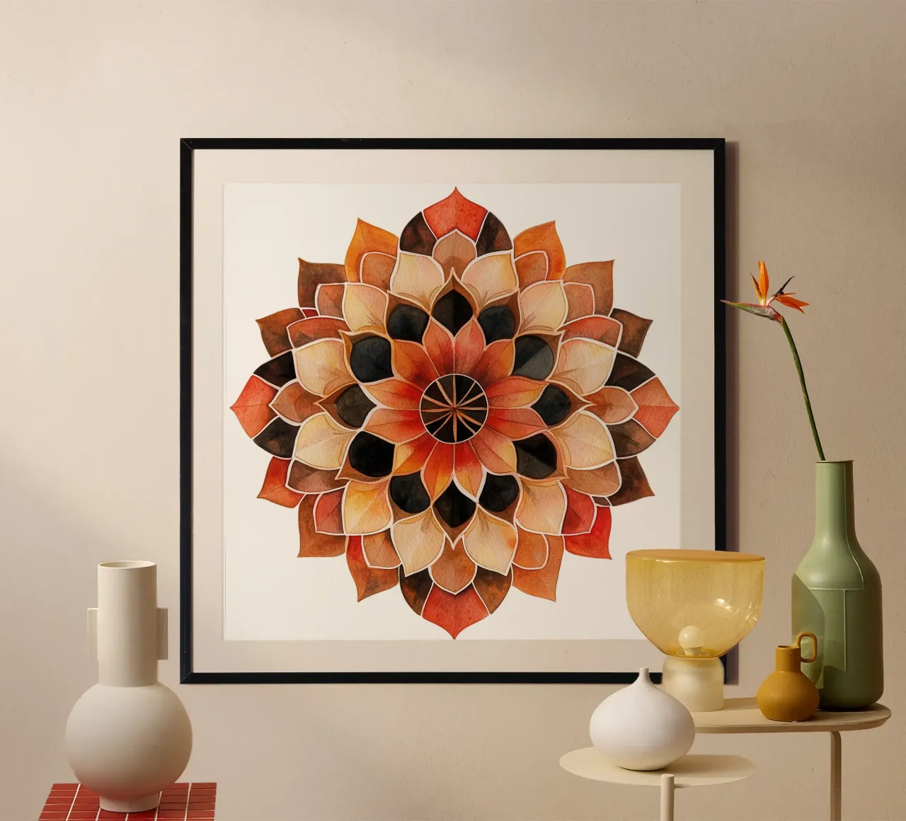 Mandala autunnale poster da Spiritual Touch