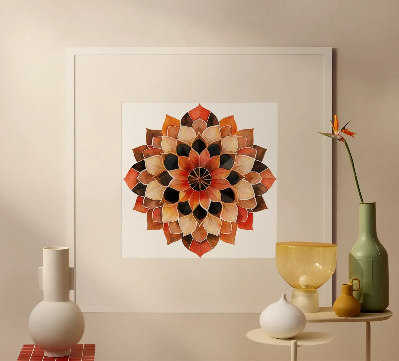 Mandala autunnale poster da Spiritual Touch