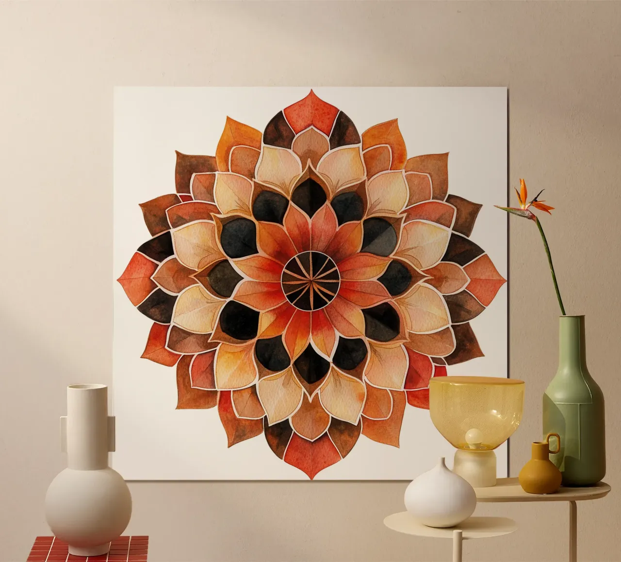 Mandala autunnale carta hahnemühle da Spiritual Touch