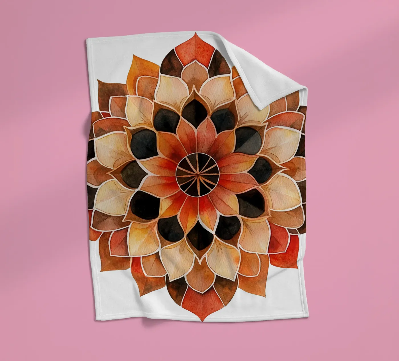 Fall Mandala fleecedeken van Spiritual Touch