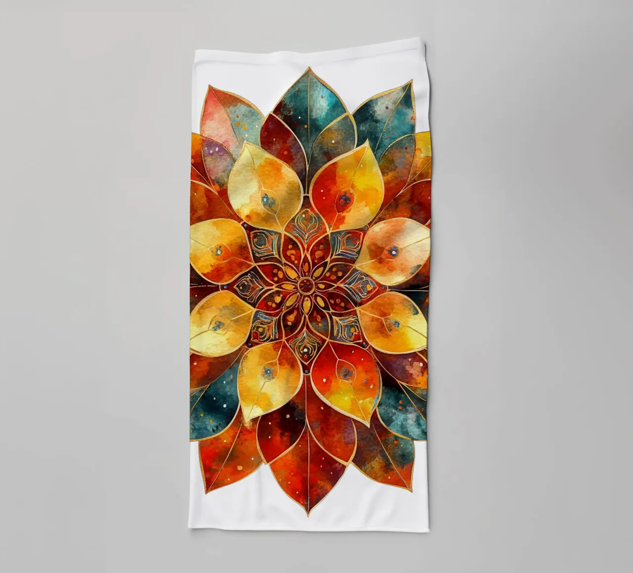 Mandala autunnale asciugamano da bagno da Spiritual Touch