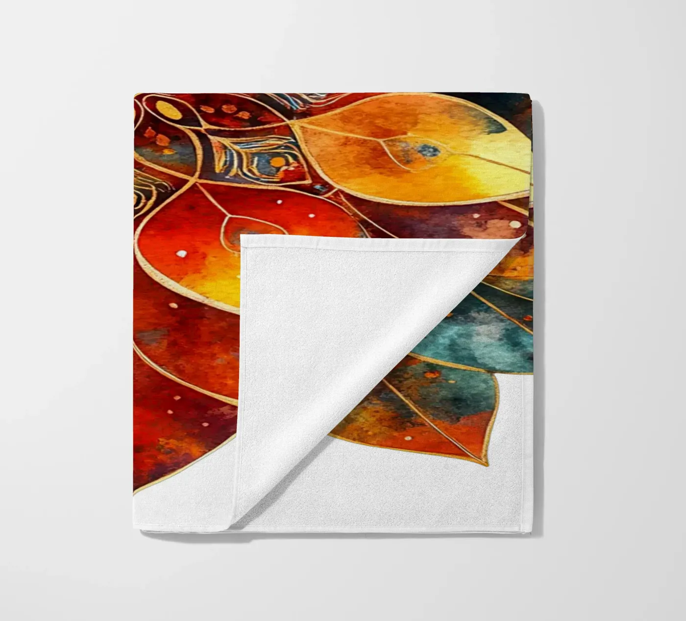 Mandala d'automne serviette de plage de Spiritual Touch