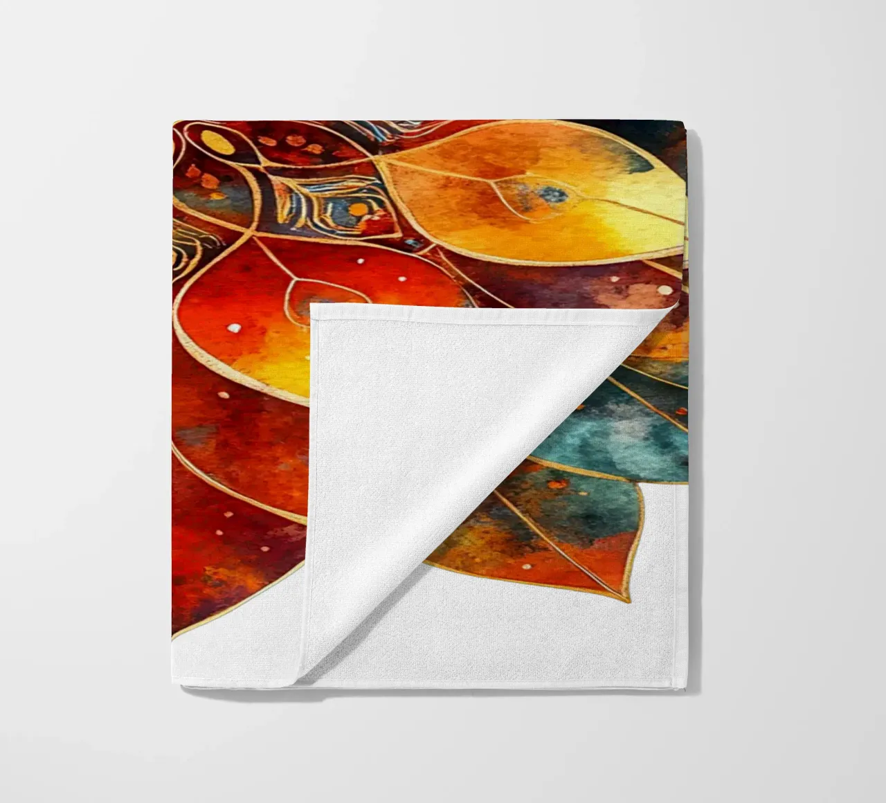 Mandala autunnale telo mare da Spiritual Touch