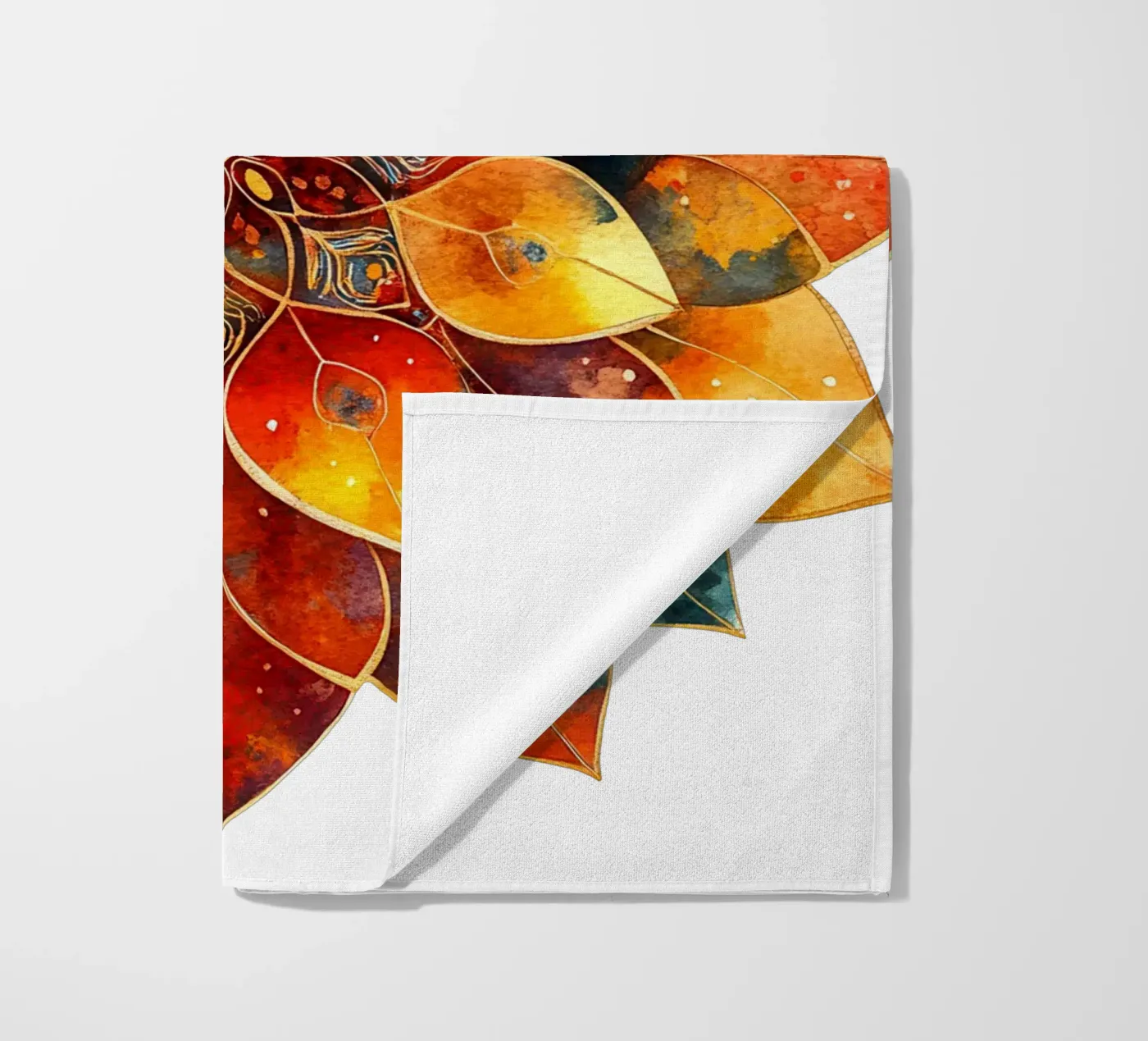 Mandala d'automne serviette de plage de Spiritual Touch