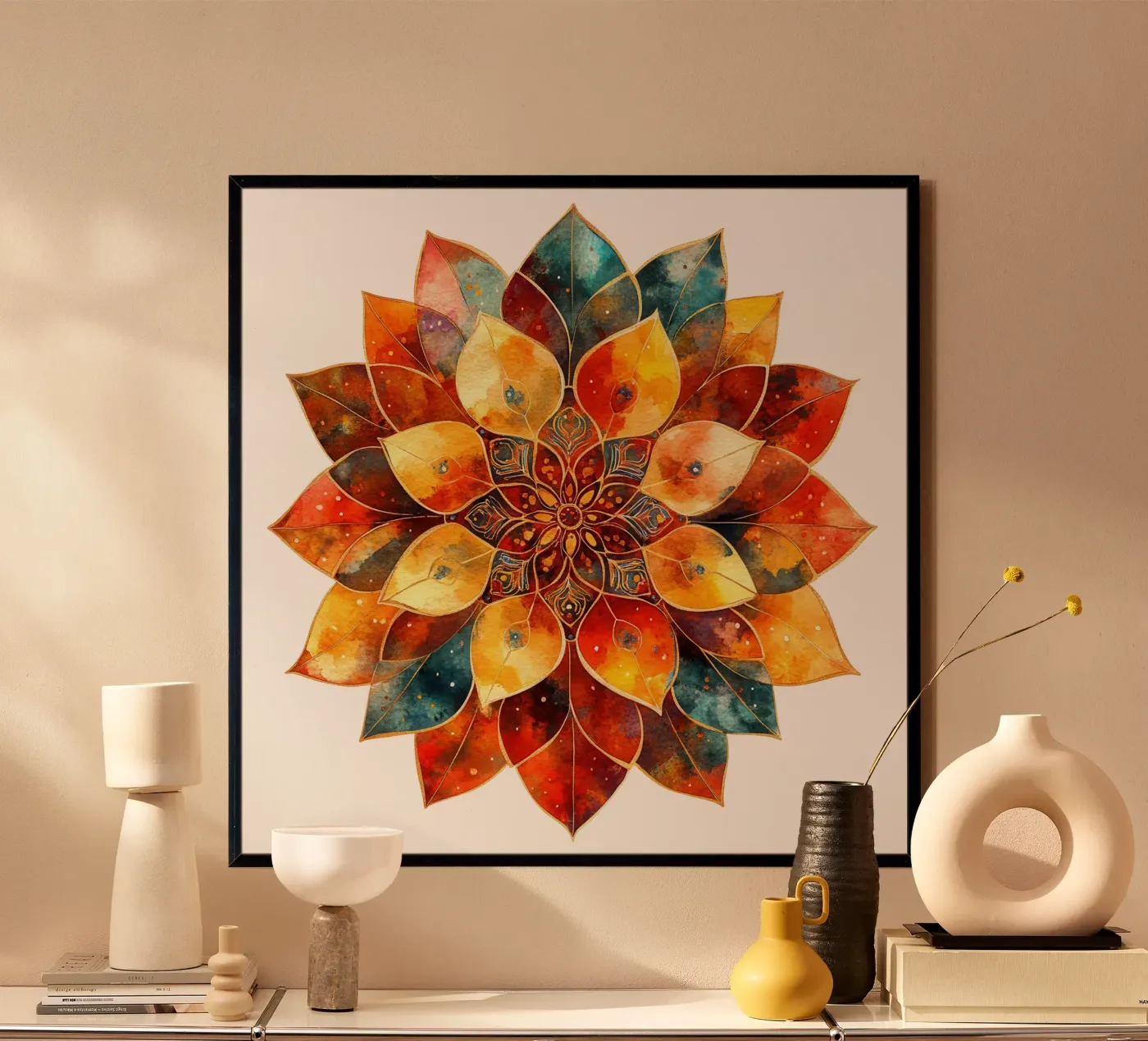 Fall Mandala Poster von Spiritual Touch