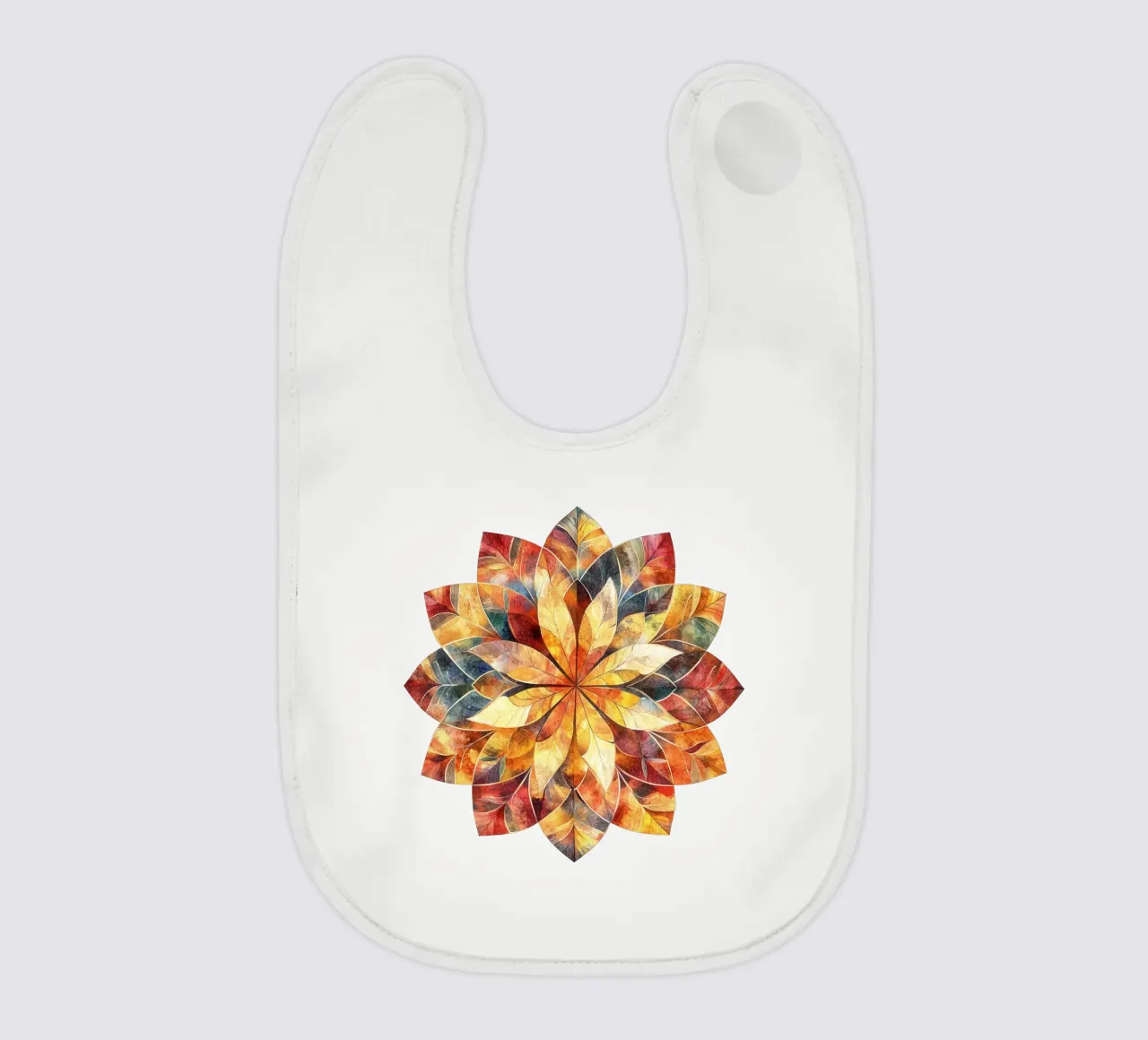 Mandala autunnale bavaglino da Spiritual Touch