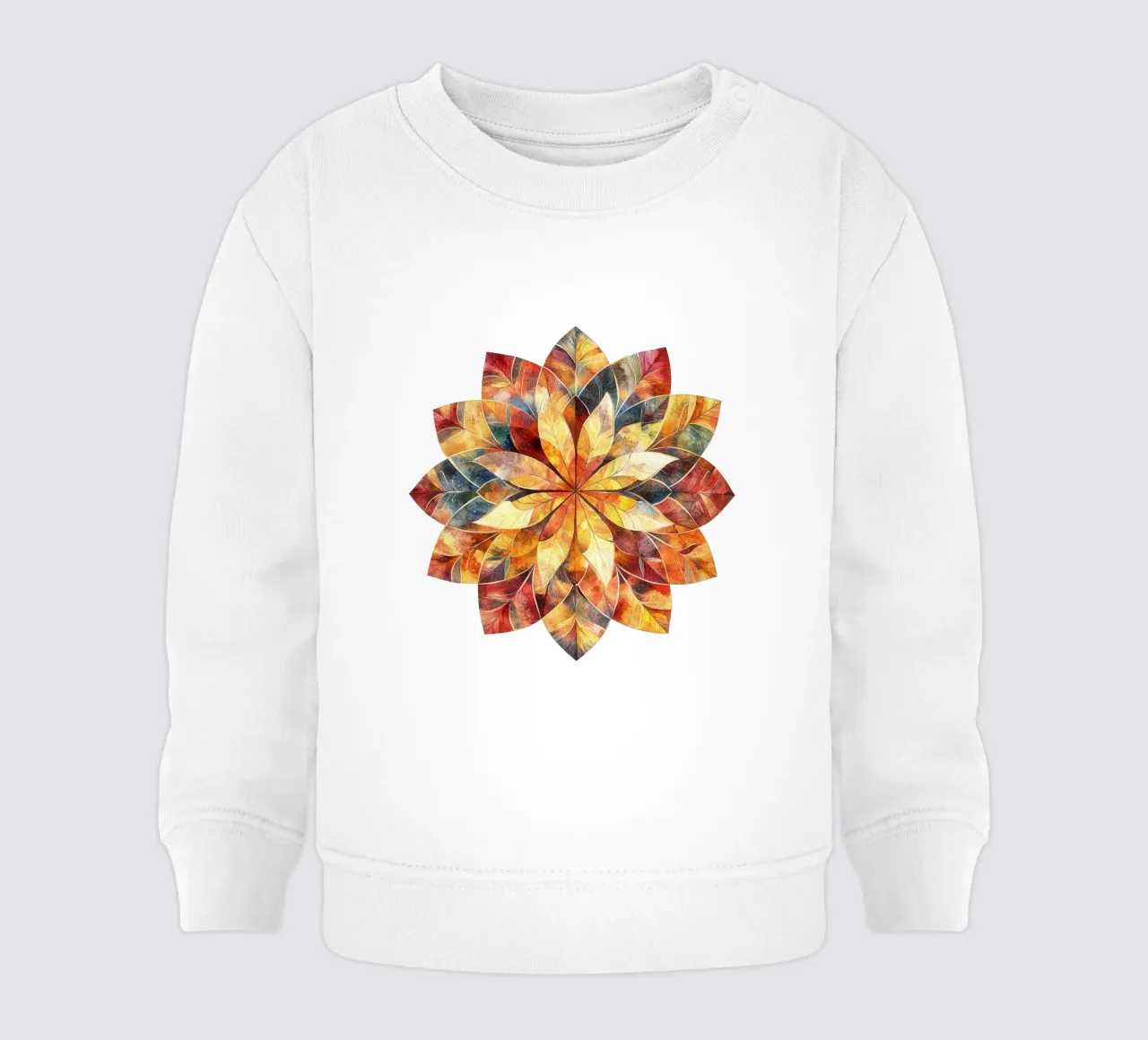 Mandala autunnale felpa neonato da Spiritual Touch