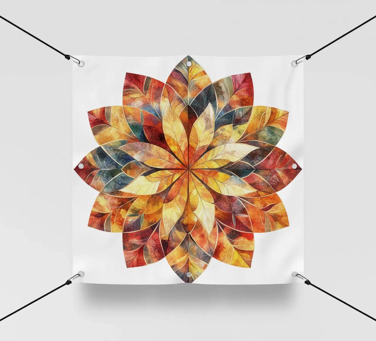Mandala autunnale telo in pvc da Spiritual Touch