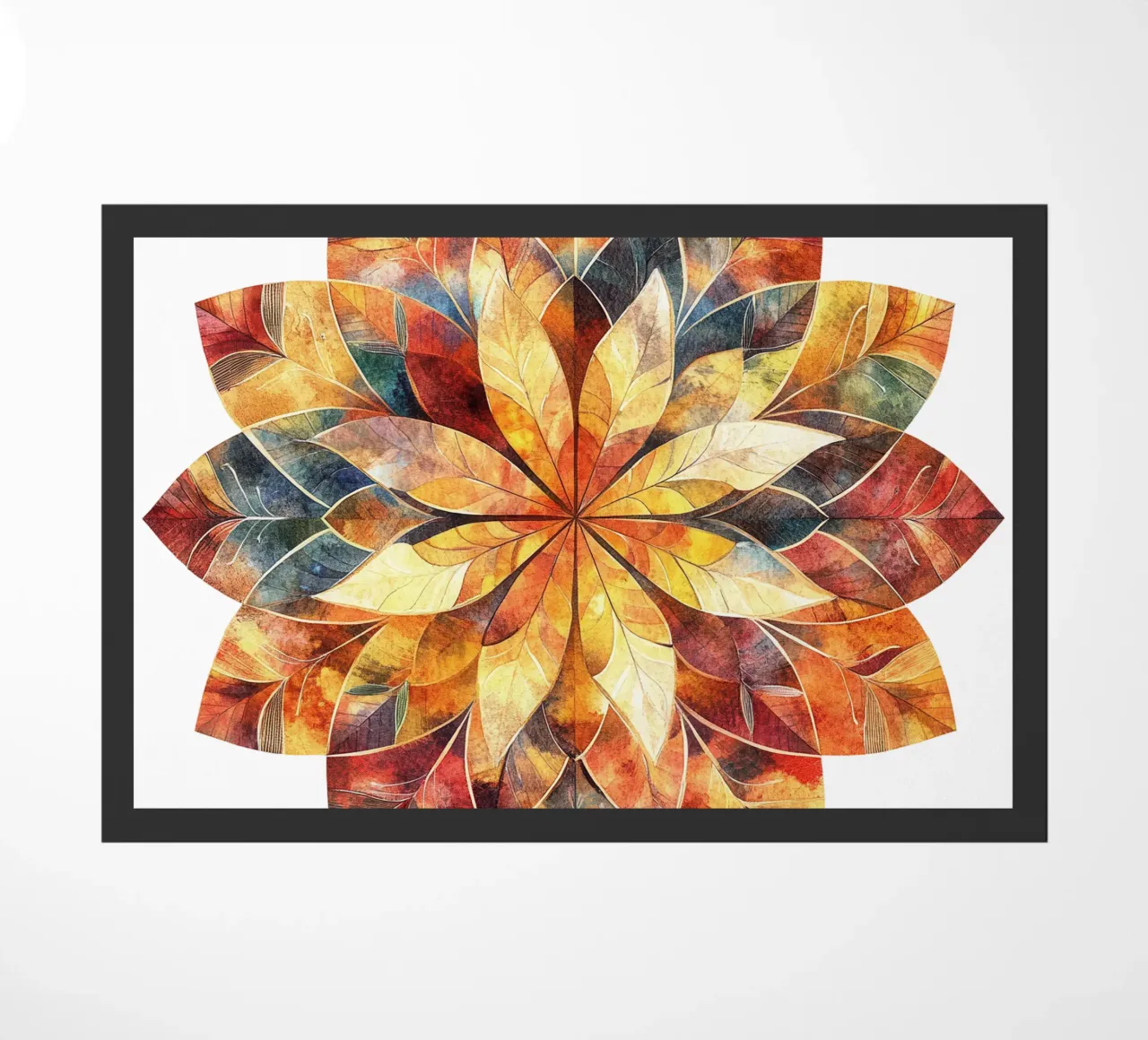 Fall Mandala doormat by Spiritual Touch