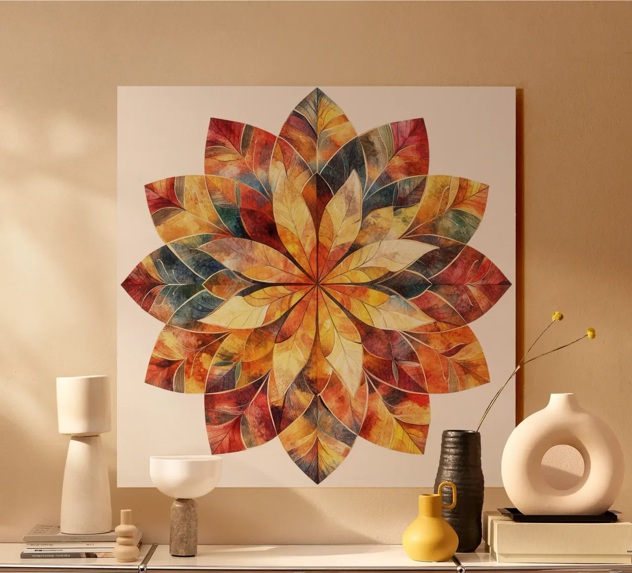 Mandala autunnale plexiglass da Spiritual Touch