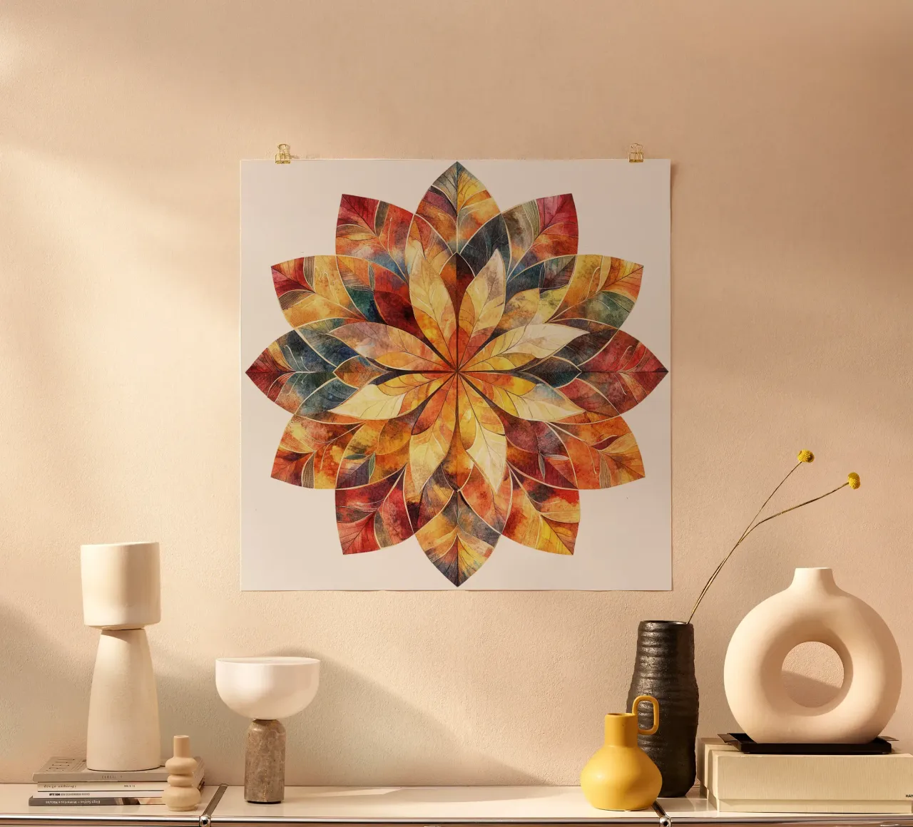Mandala autunnale carta hahnemühle da Spiritual Touch