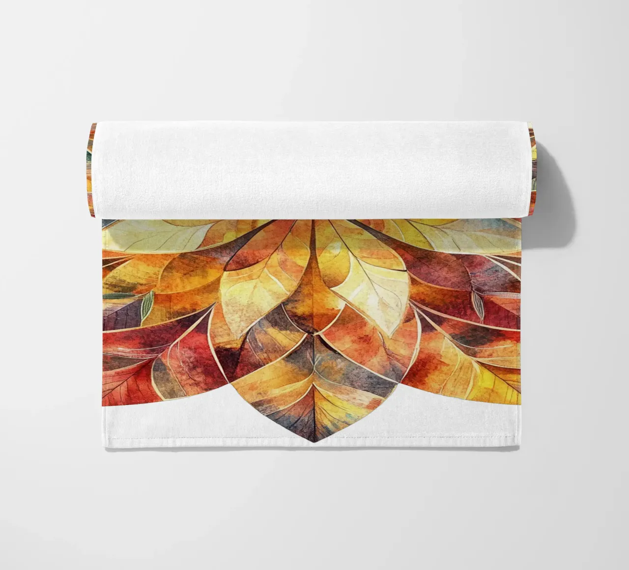 Mandala autunnale telo mare da Spiritual Touch