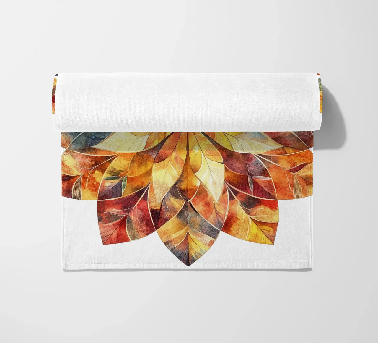 Mandala autunnale telo mare da Spiritual Touch