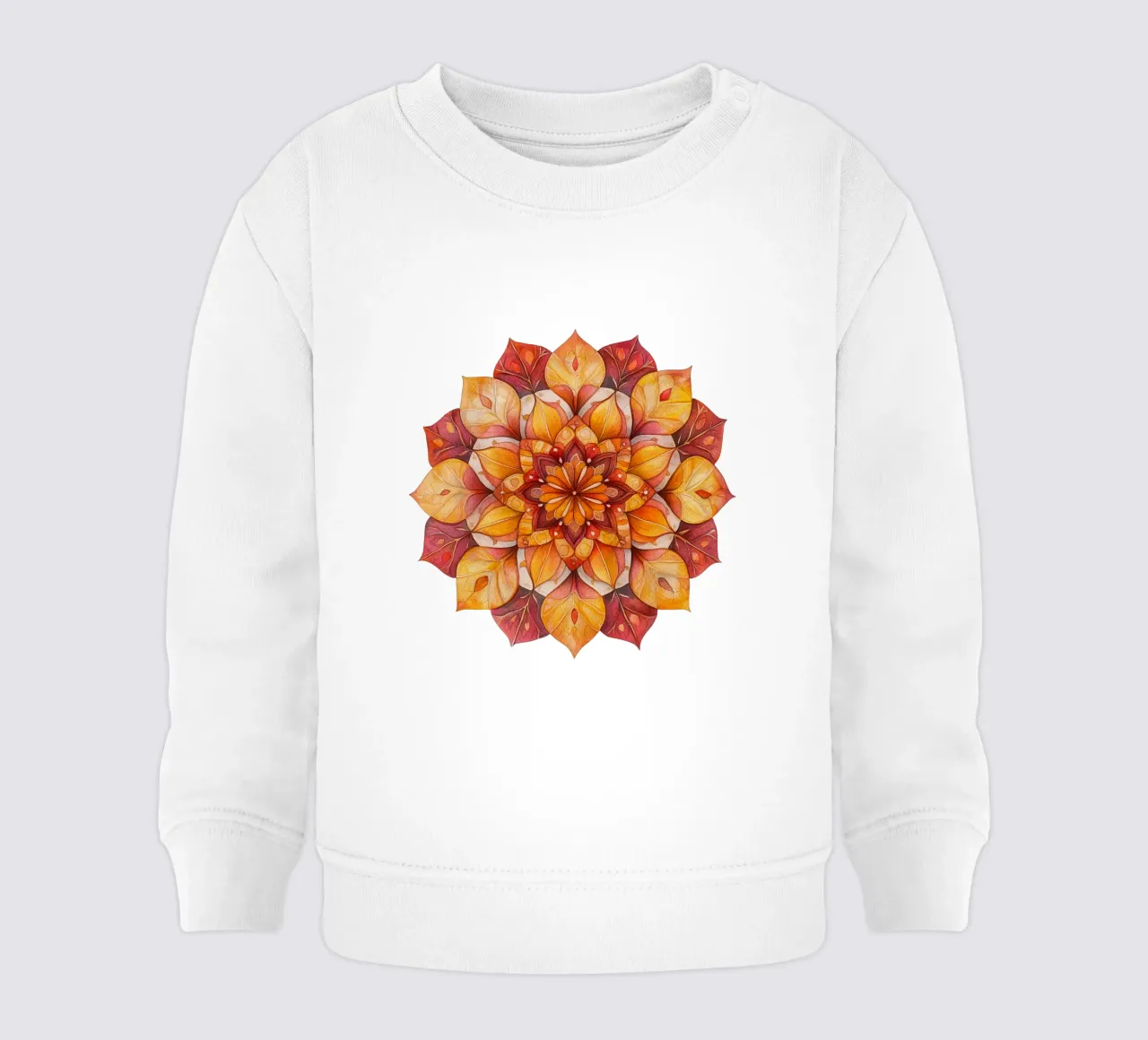 Mandala autunnale felpa neonato da Spiritual Touch