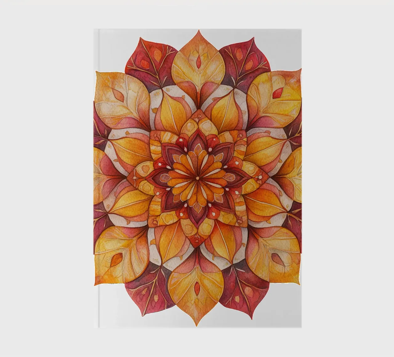 Fall Mandala notebook by Spiritual Touch