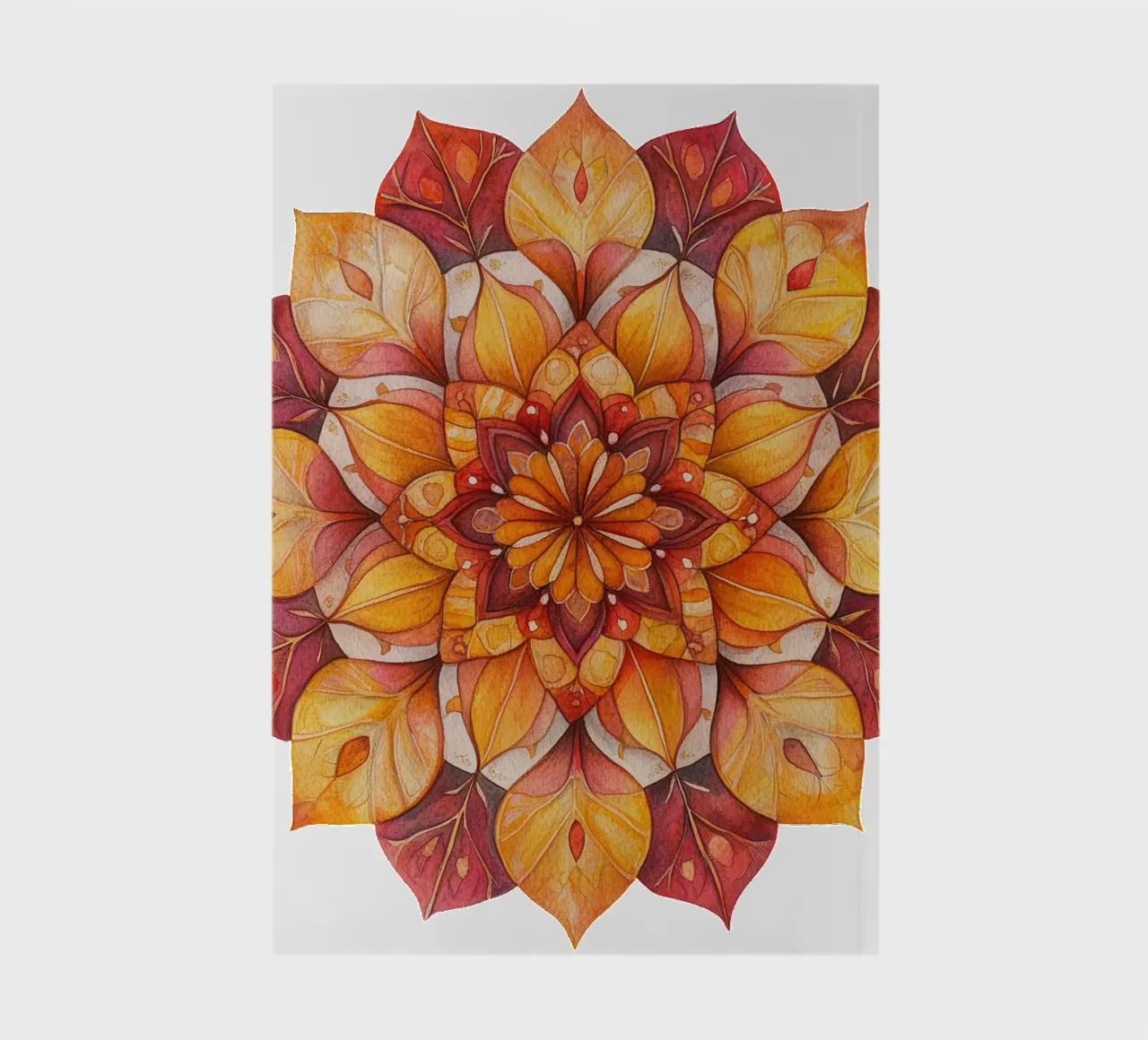 Fall Mandala notebook by Spiritual Touch