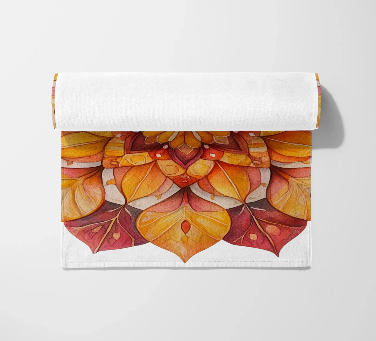 Mandala autunnale telo mare da Spiritual Touch