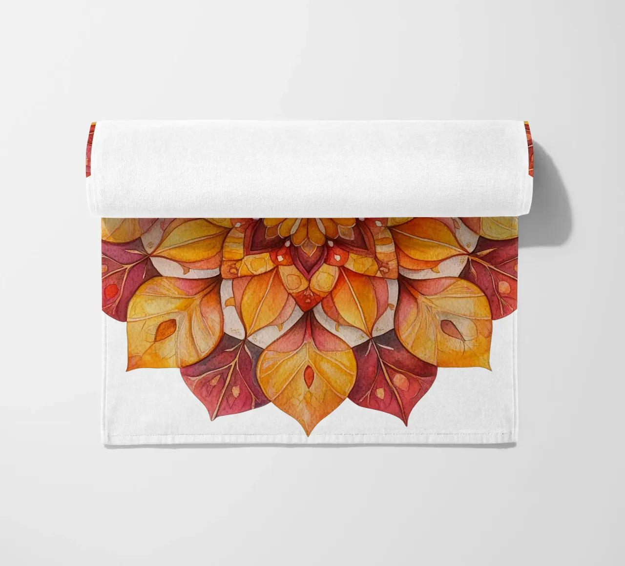 Mandala autunnale telo mare da Spiritual Touch