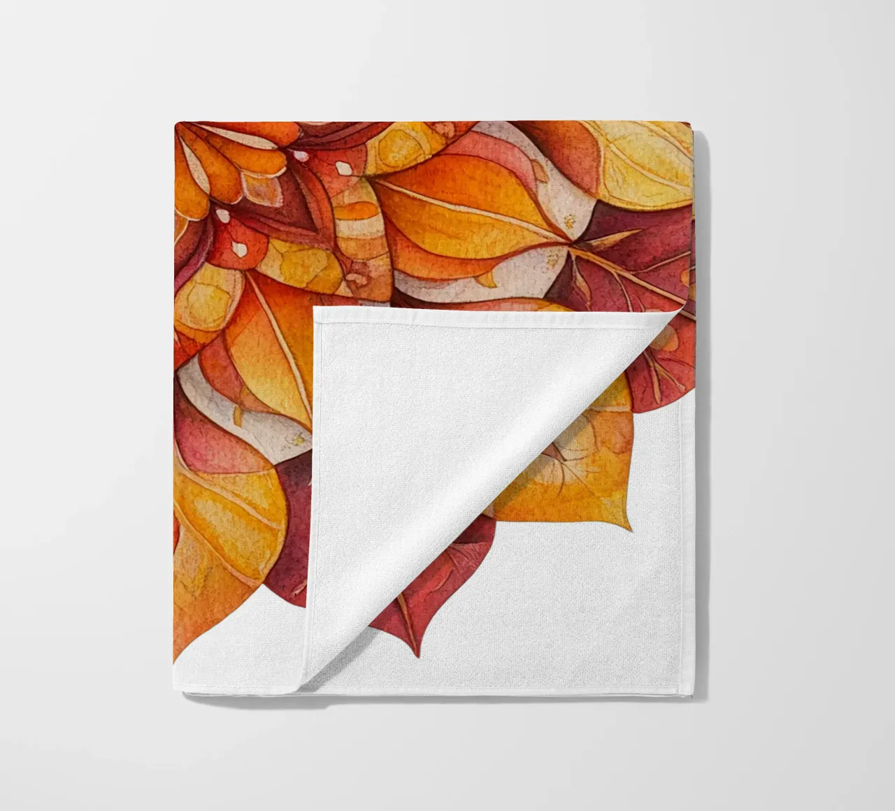 Mandala autunnale telo mare da Spiritual Touch