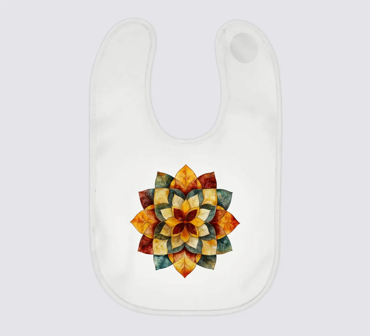 Mandala autunnale bavaglino da Spiritual Touch