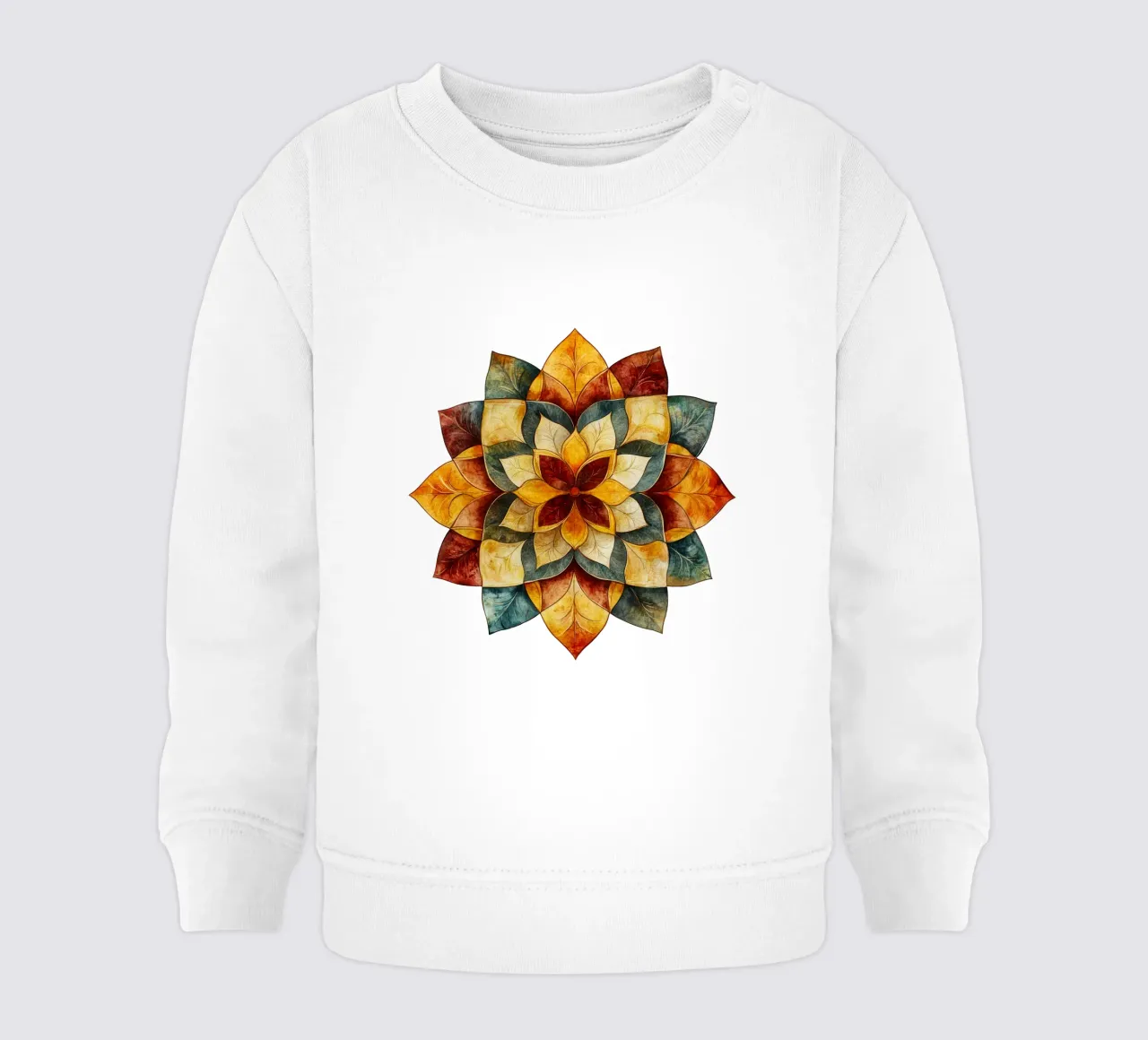 Mandala autunnale felpa neonato da Spiritual Touch
