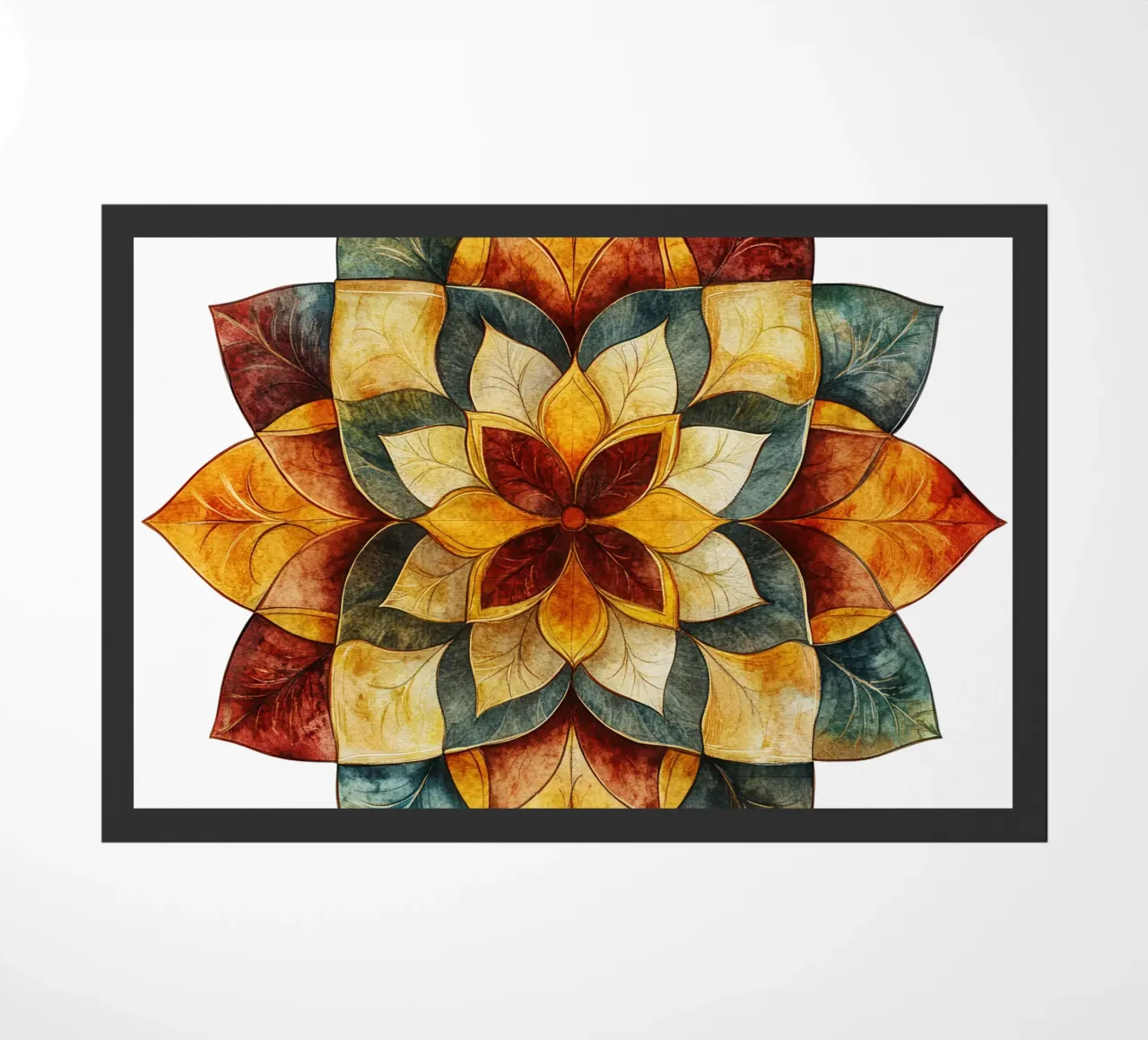 Fall Mandala doormat by Spiritual Touch