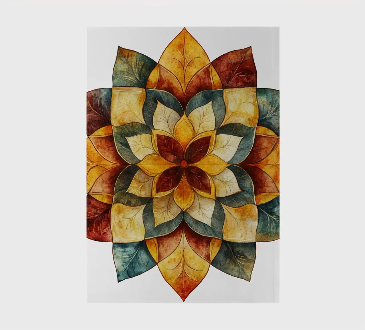 Mandala d'automne carnet de notes de Spiritual Touch