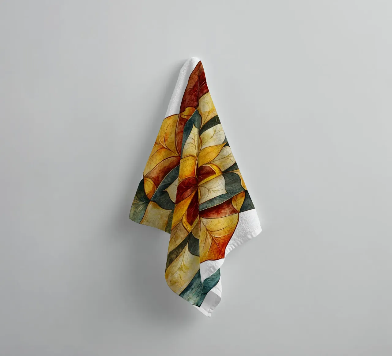 Fall Mandala towel by Spiritual Touch