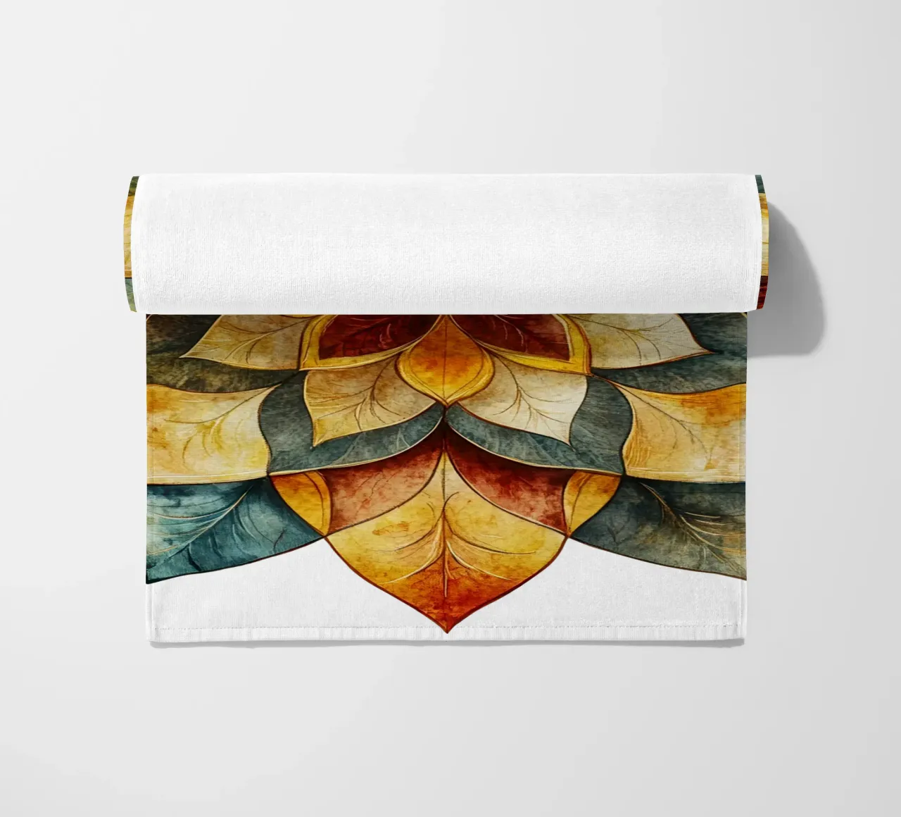 Mandala autunnale telo mare da Spiritual Touch