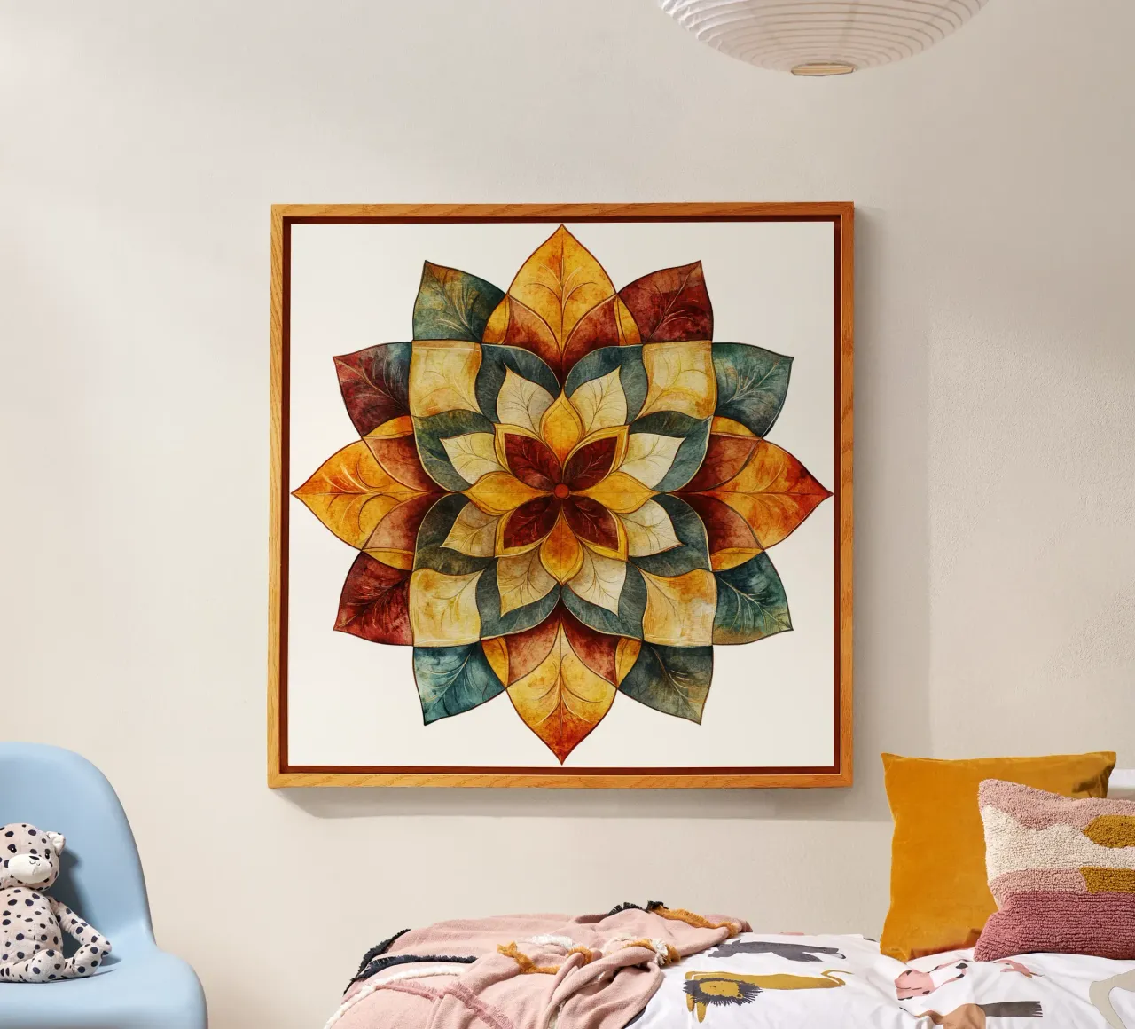 Fall Mandala acrylic glass by Spiritual Touch
