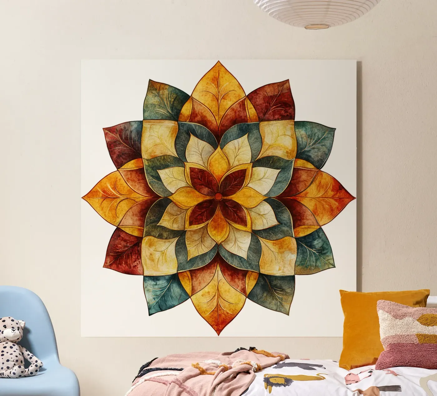 Fall Mandala Acryl-Glas von Spiritual Touch