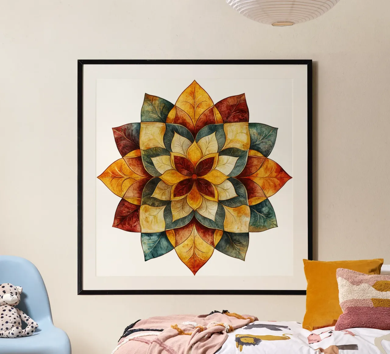 Fall Mandala poster by Spiritual Touch