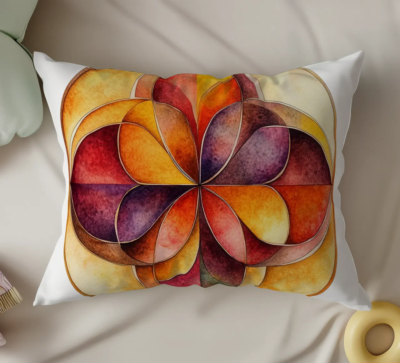 Mandala autunnale cuscino da Spiritual Touch