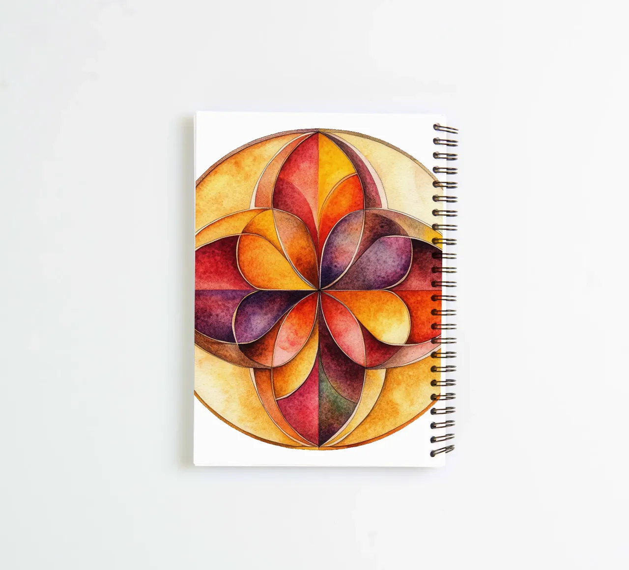 Fall Mandala spiral notebook by Spiritual Touch