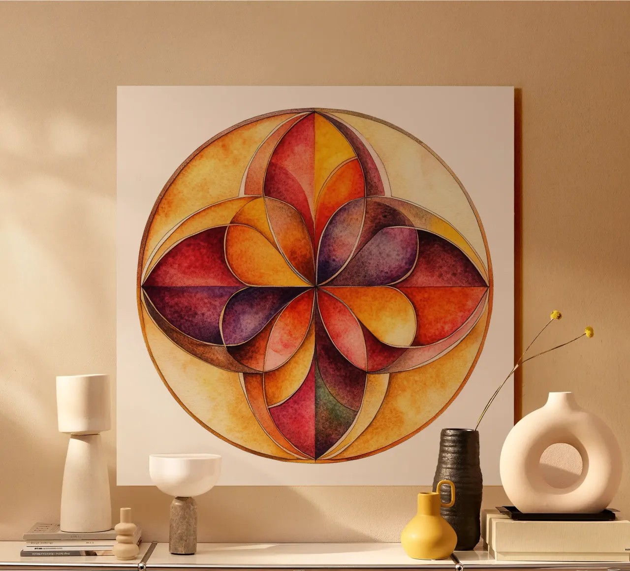 Mandala autunnale plexiglass da Spiritual Touch