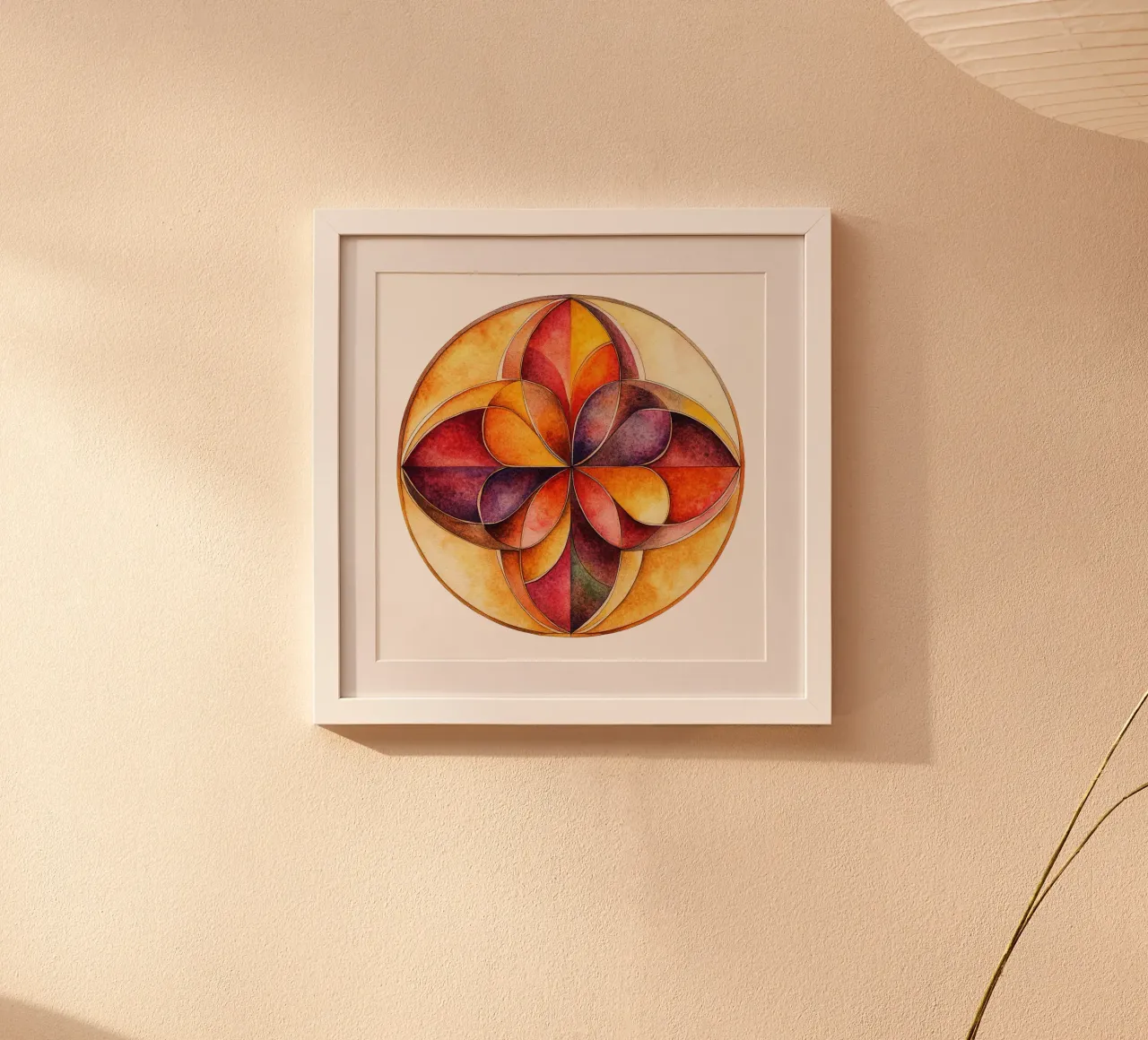 Fall Mandala poster by Spiritual Touch