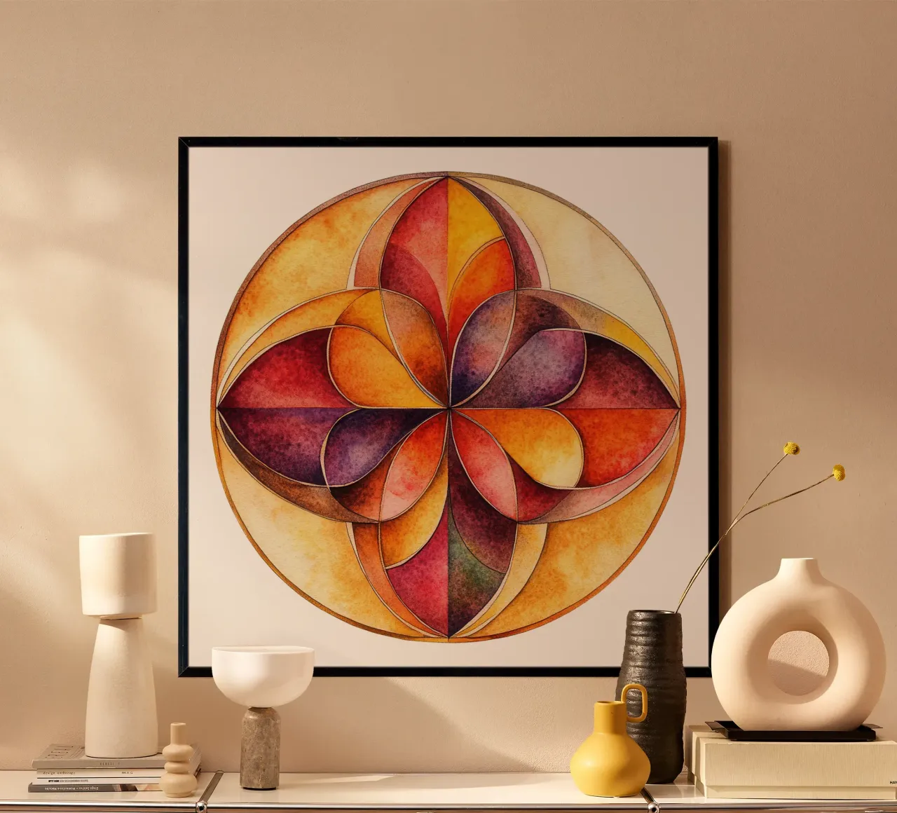 Fall Mandala poster by Spiritual Touch