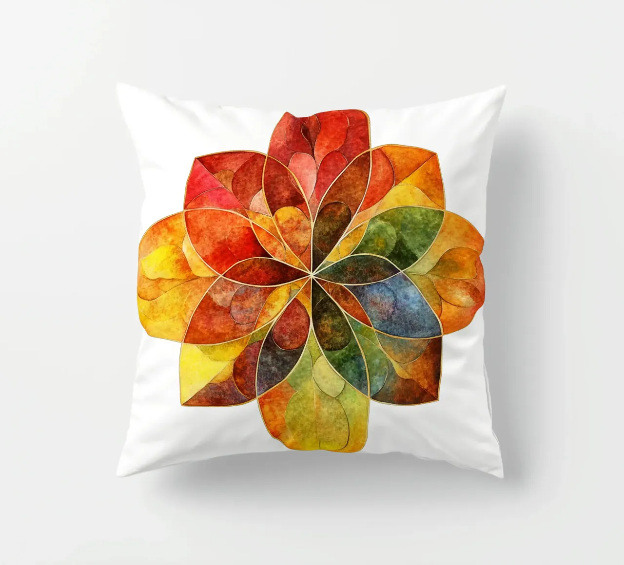 Mandala autunnale cuscino da Spiritual Touch