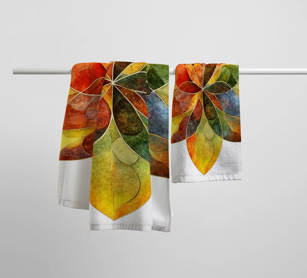 Mandala d'automne serviette de bain de Spiritual Touch