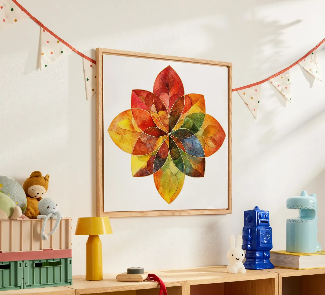 Mandala autunnale plexiglass da Spiritual Touch