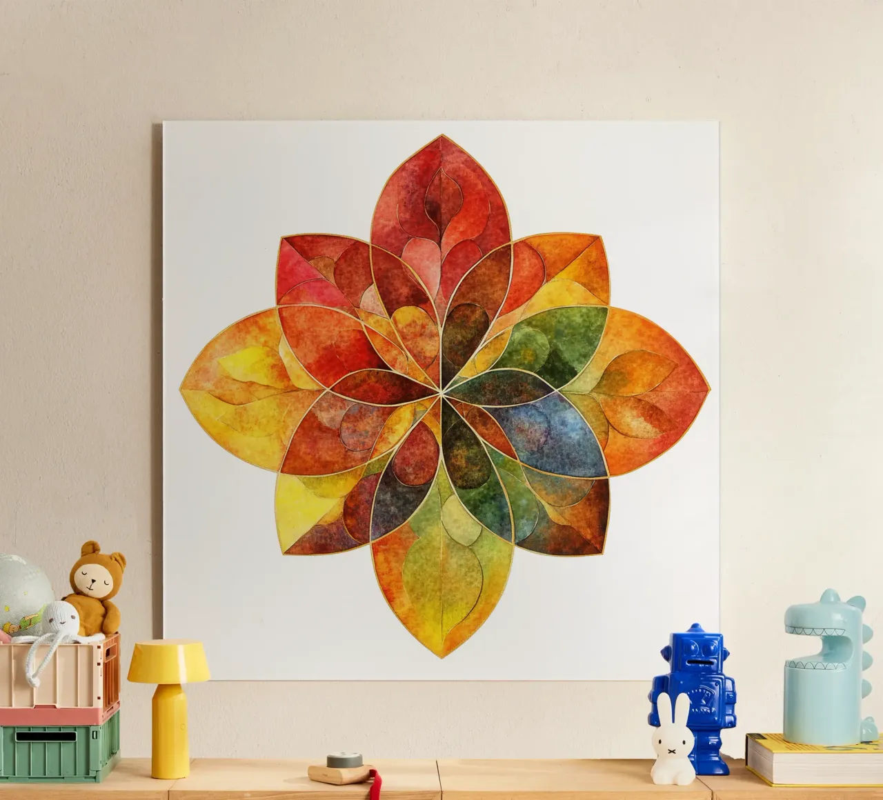 Mandala autunnale plexiglass da Spiritual Touch