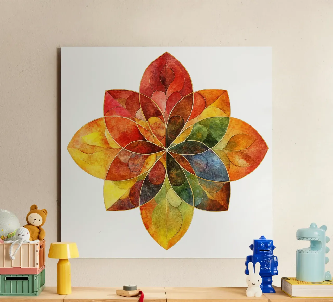 Herbst-Mandala Forex-Platte von Spiritual Touch