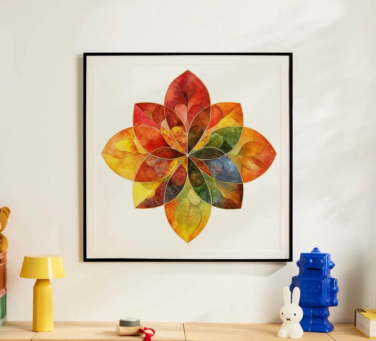 Mandala autunnale poster da Spiritual Touch