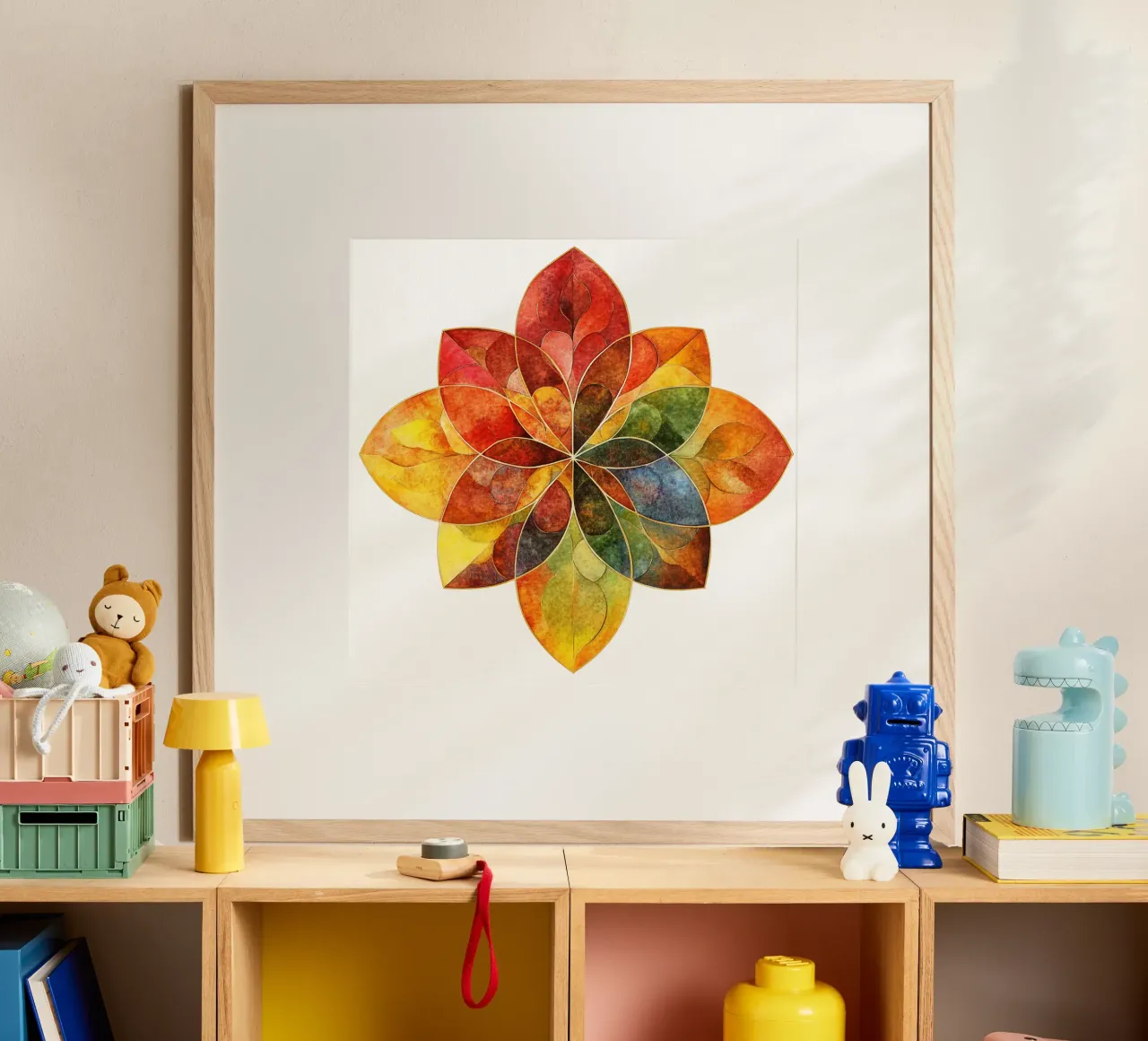 Mandala autunnale poster da Spiritual Touch