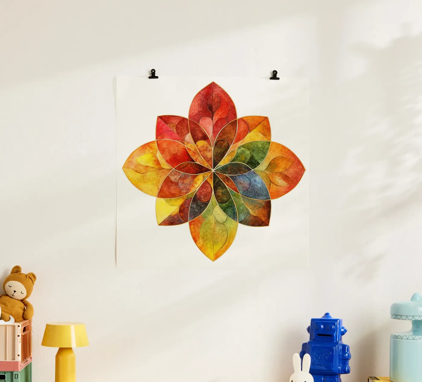 Fall Mandala poster by Spiritual Touch